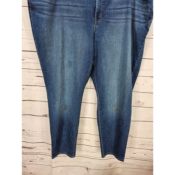 New Directions Size 20WR Skinny Curvy Women's Denim Blue‎ Jeans - Picture 9 of 11